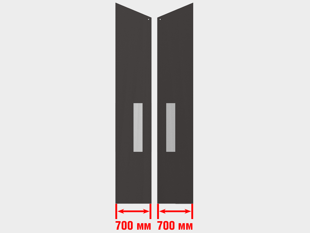 Увеличенный боковой фронтальный лист 700 мм.